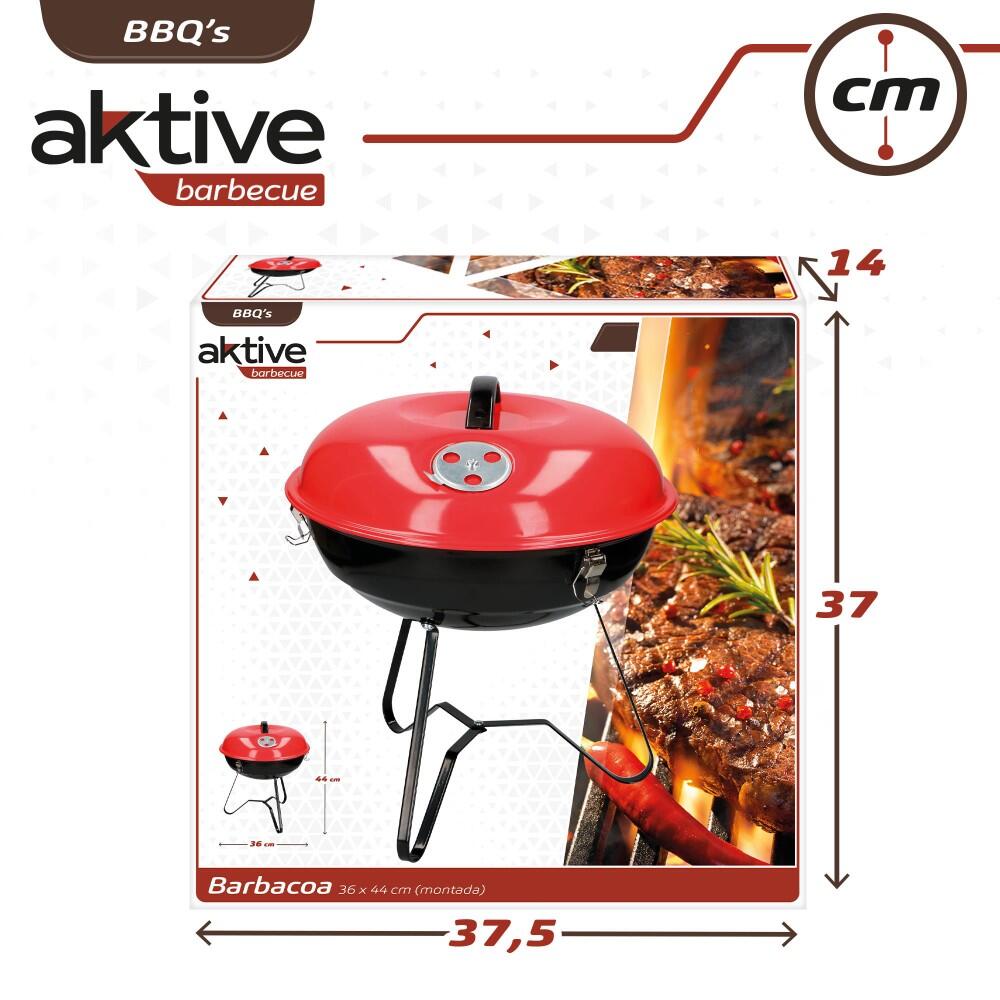 Barbecue au charbon avec couvercle Aktive 7/7