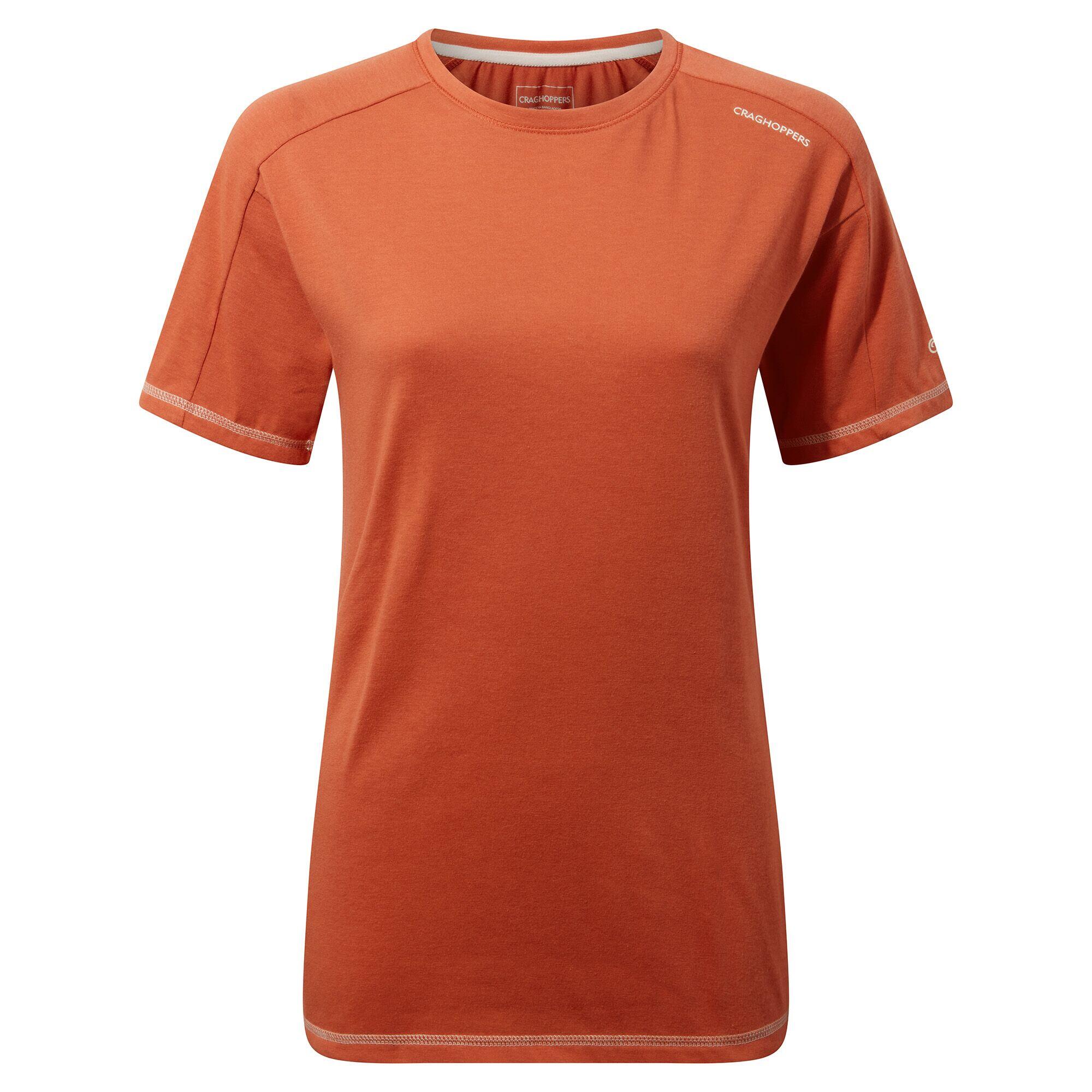 CRAGHOPPERS Dynamic Short Sleeved T-Shirt Warm Ginger