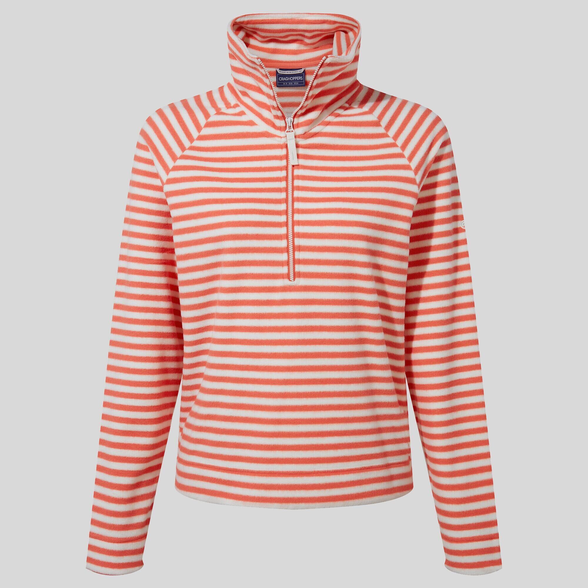 CRAGHOPPERS Womens Melina Striped Half Zip Fleece