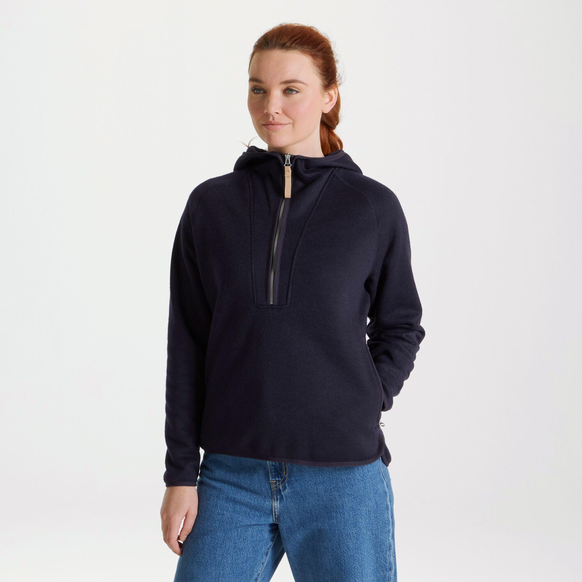 Womens Goslpie Hooded Half Zip Fleece 5/5