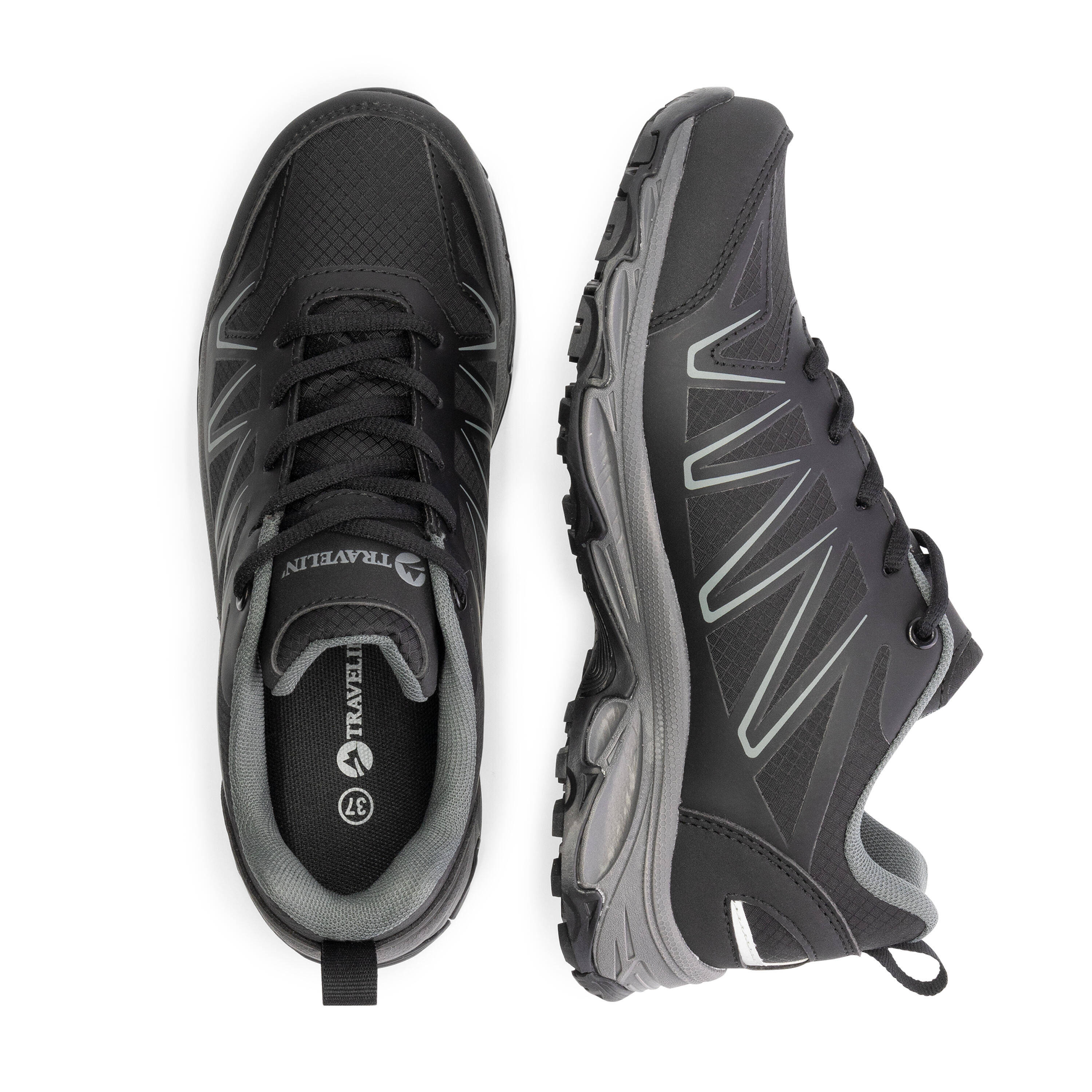 Nysted Mujer - Zapatillas de senderismo bajas - Gris oscuro 4/7