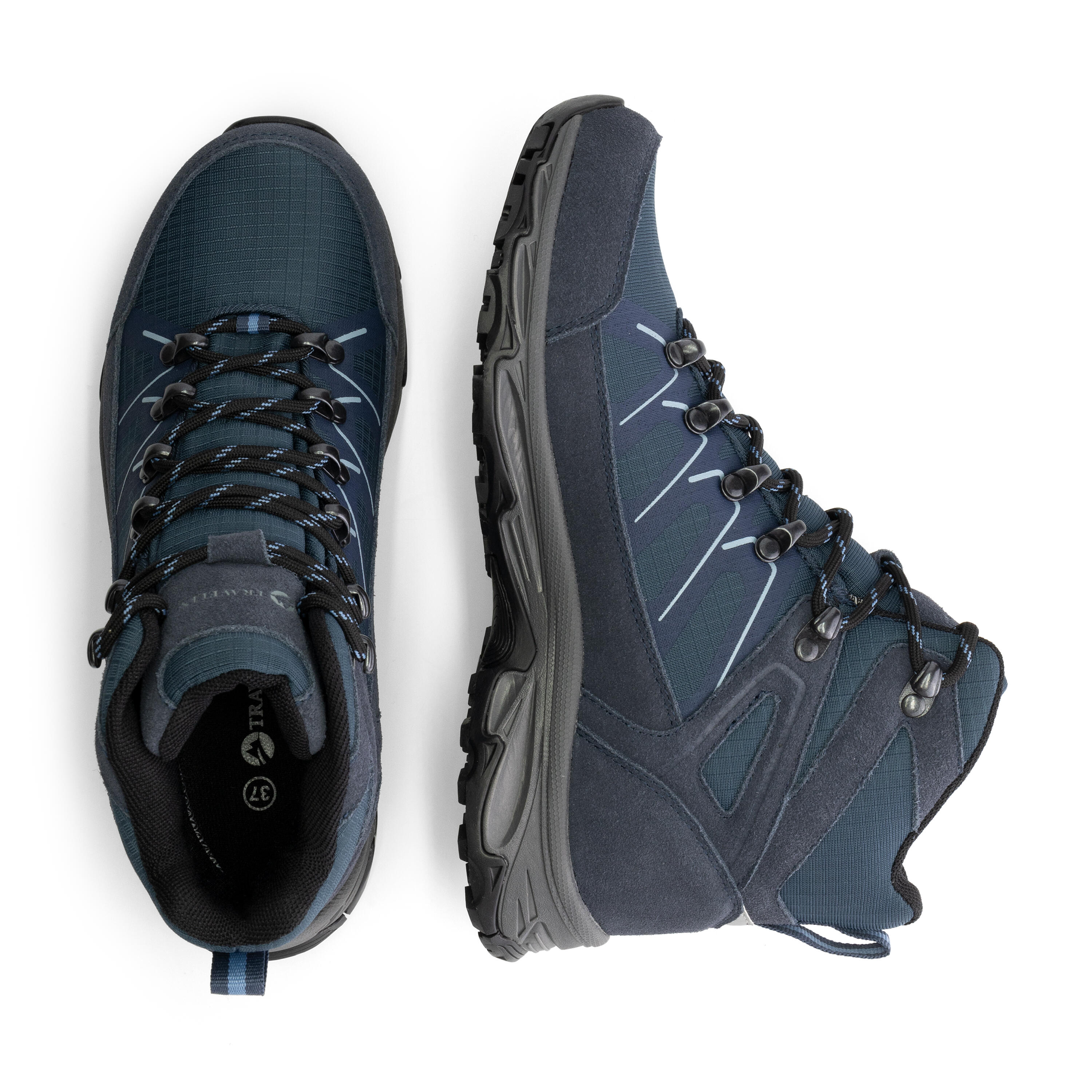 Grenaa Donna - Scarpe da trekking medie - Impermeabile - Blu 4/7