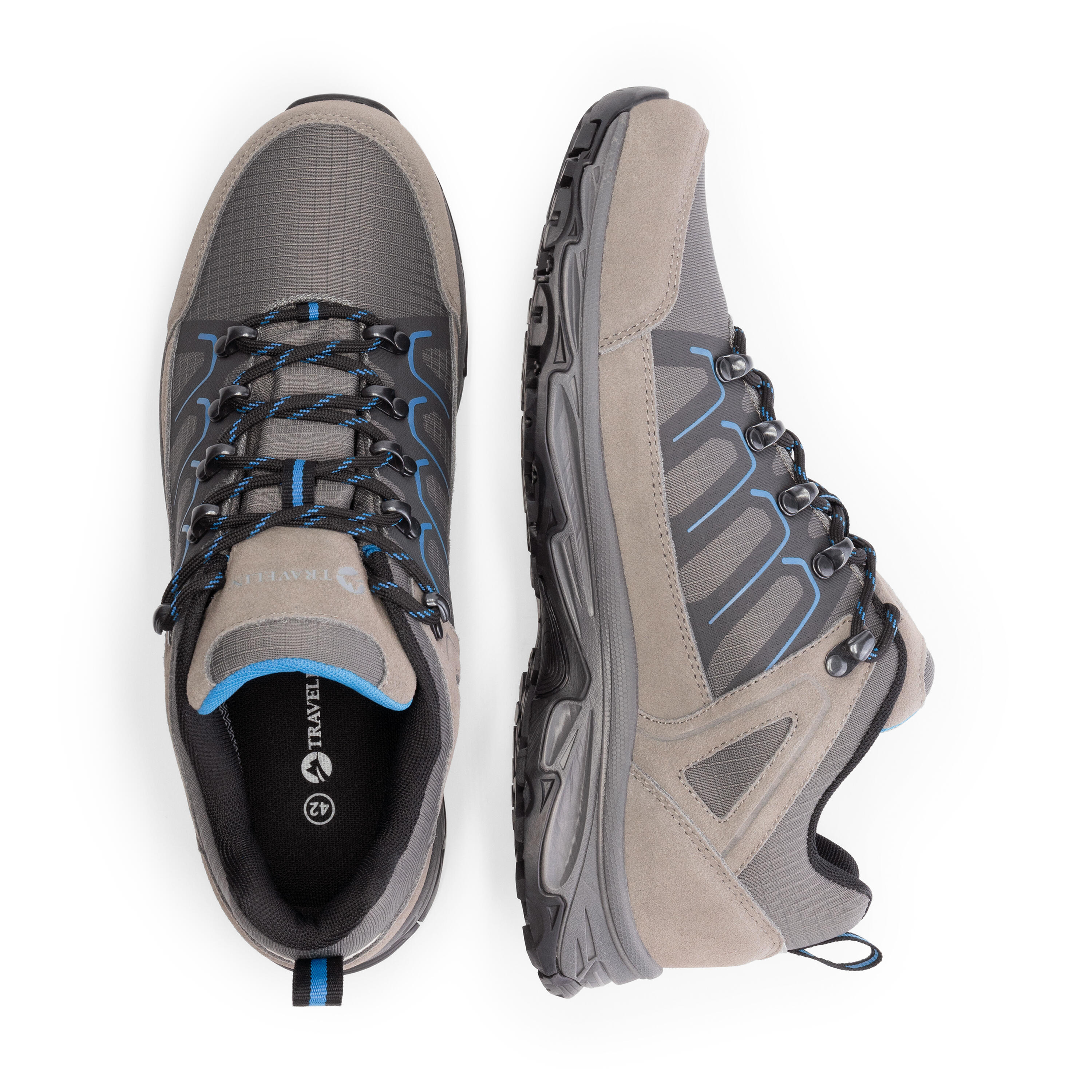 Lokken Hombre - Zapatillas de senderismo bajas - Impermeable - Gris 4/7