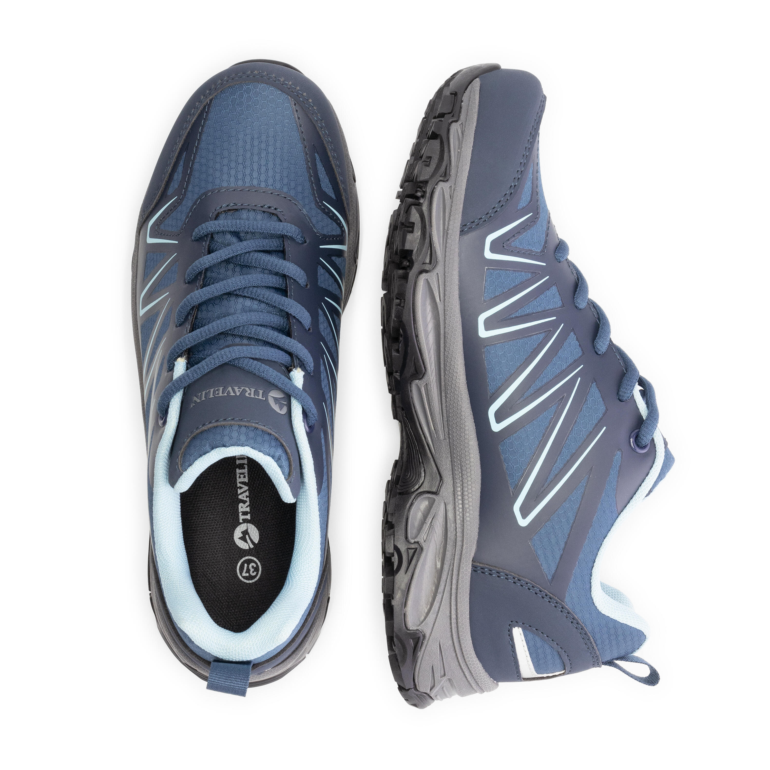 Nysted Donna - Scarpe da trekking basse - Impermeabile - Blu 4/7