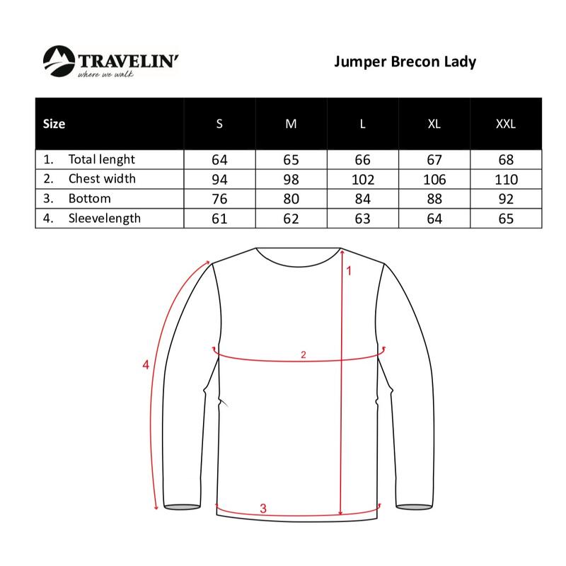 Maillot d'extérieur - Mélange coton/cachemire - Femmes - Brecon