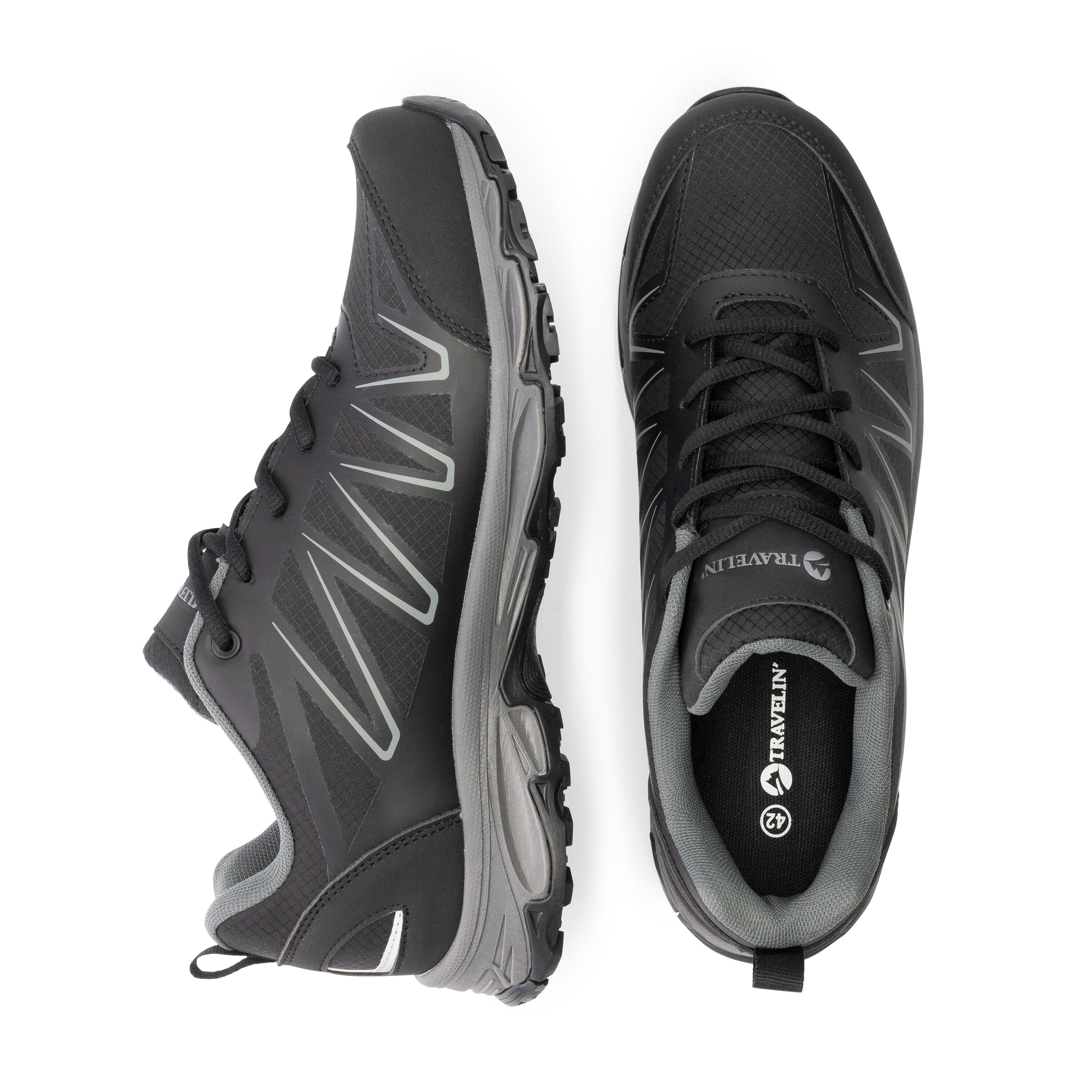 Nalden Hombre - Zapatillas de senderismo bajas - Gris oscuro 4/7