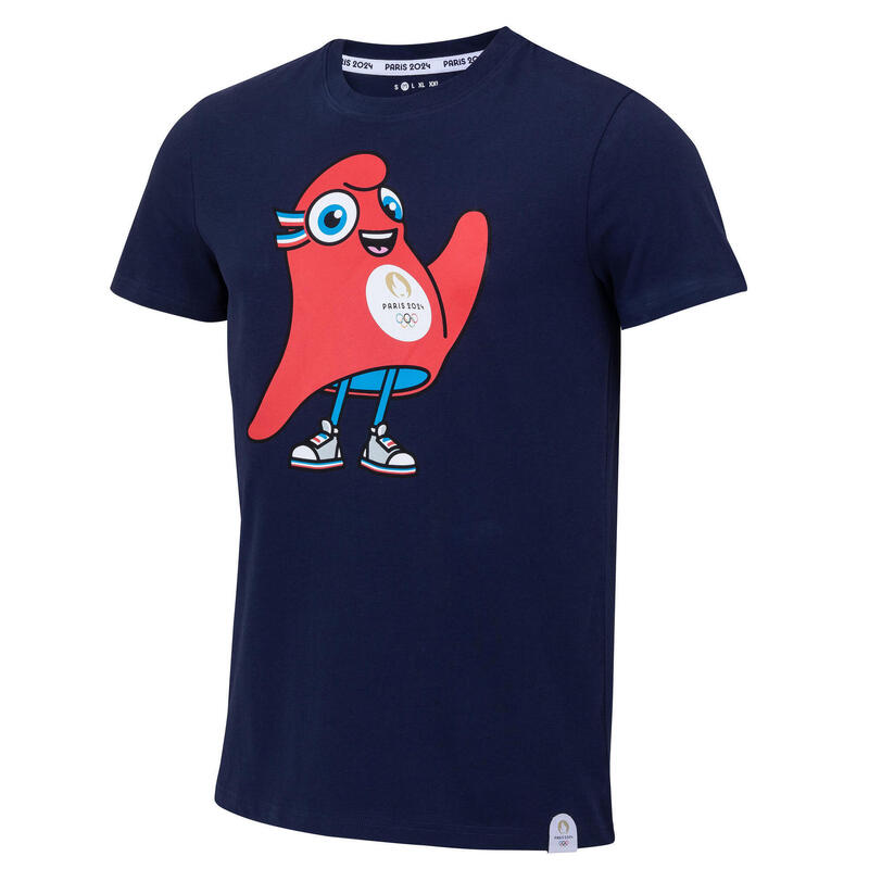 T-shirt Mascotte JO PARIS 2024 Jeux Olympiques et Paralympiques