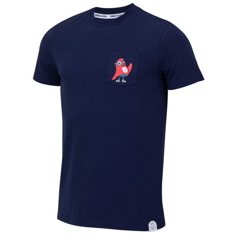 T-shirt Mascotte JO PARIS 2024 Jeux Olympiques et Paralympiques