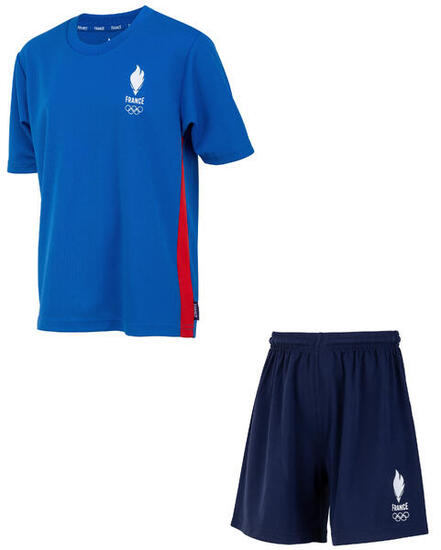 Maillot short enfant JO PARIS 2024 Jeux Olympiques et Paralympiques