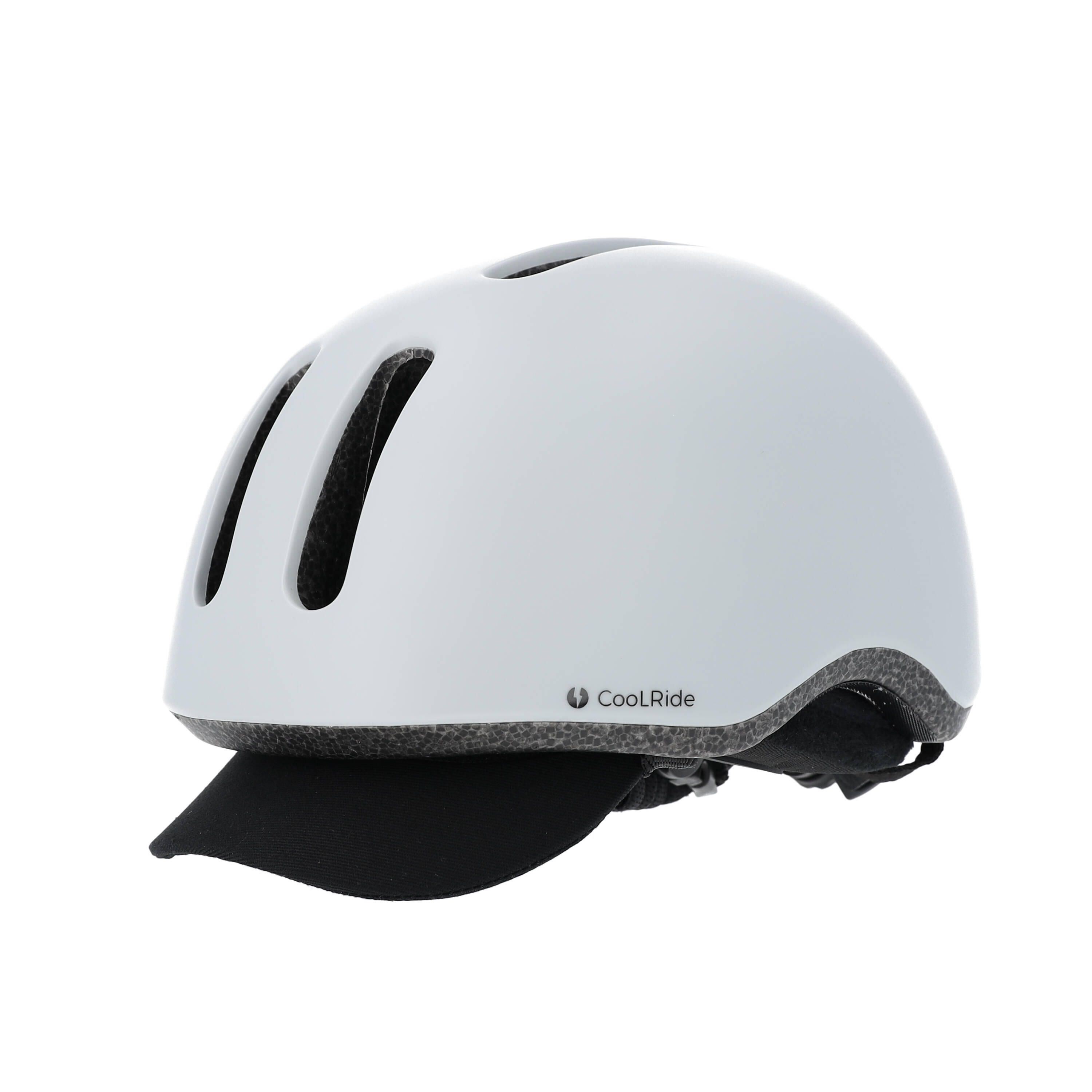 Casque vélo adulte 54-58 cm Multisport Gris avec casquette amovible intégrée 5/7