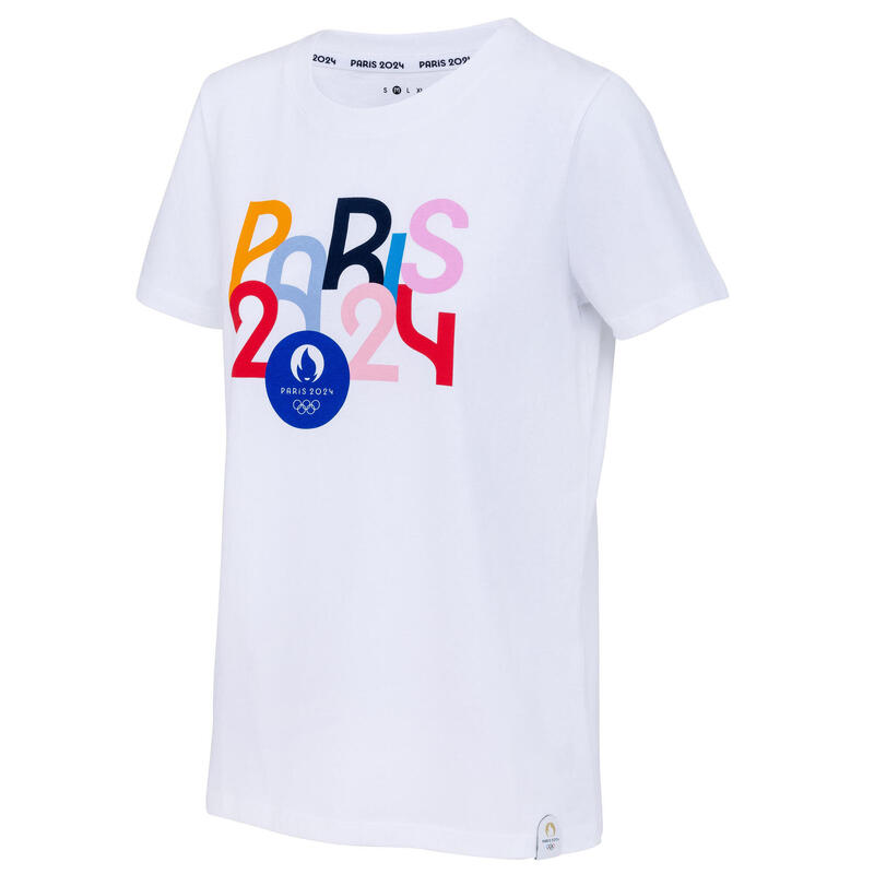 T-shirt femme JO PARIS 2024 Jeux Olympiques et Paralympiques