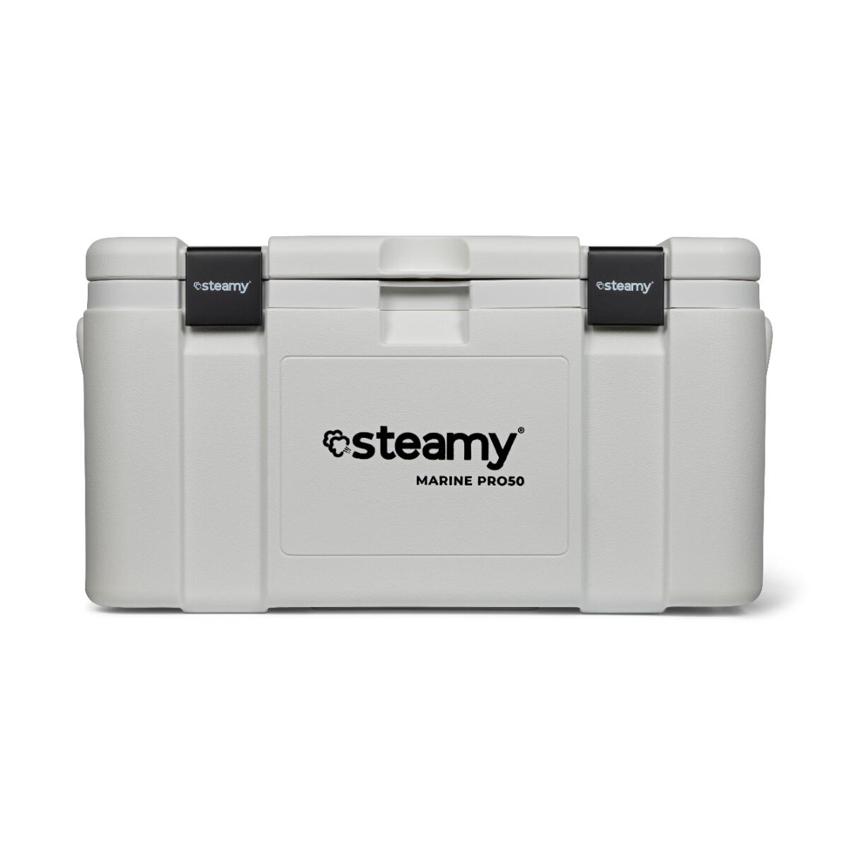 Steamy Marine Pro 50 Geladeira rígida portátil, 50L, Branca