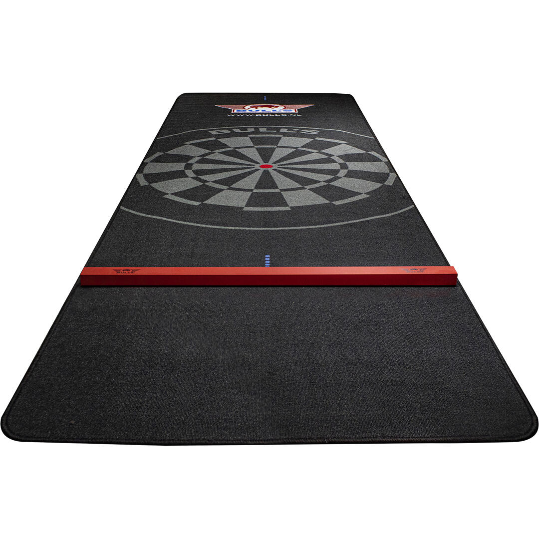 Bull's Carpet Dartmat Black + Oche | 300x95 cm 3/4