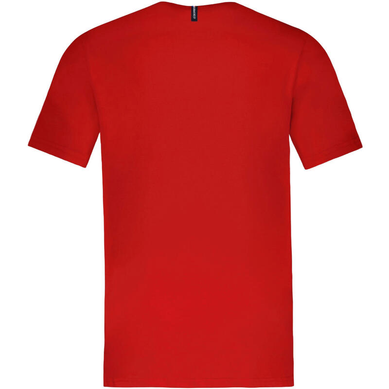 Maglietta Le Coq Sportif Ess Tee Ss, Rosso, Uomini