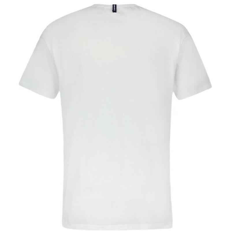 T-shirt Le Coq Sportif Ess Tee Ss No4, Blanc, Hommes