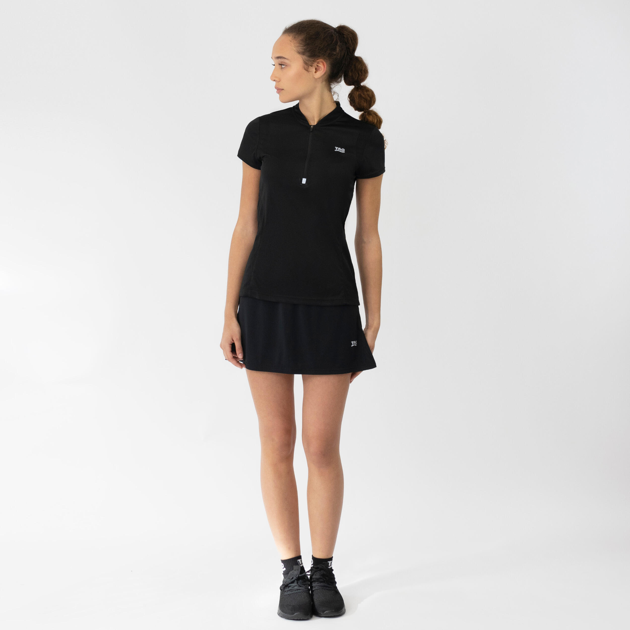 Damen RANA atmungsaktives Laufshirt mit Zip 5/5