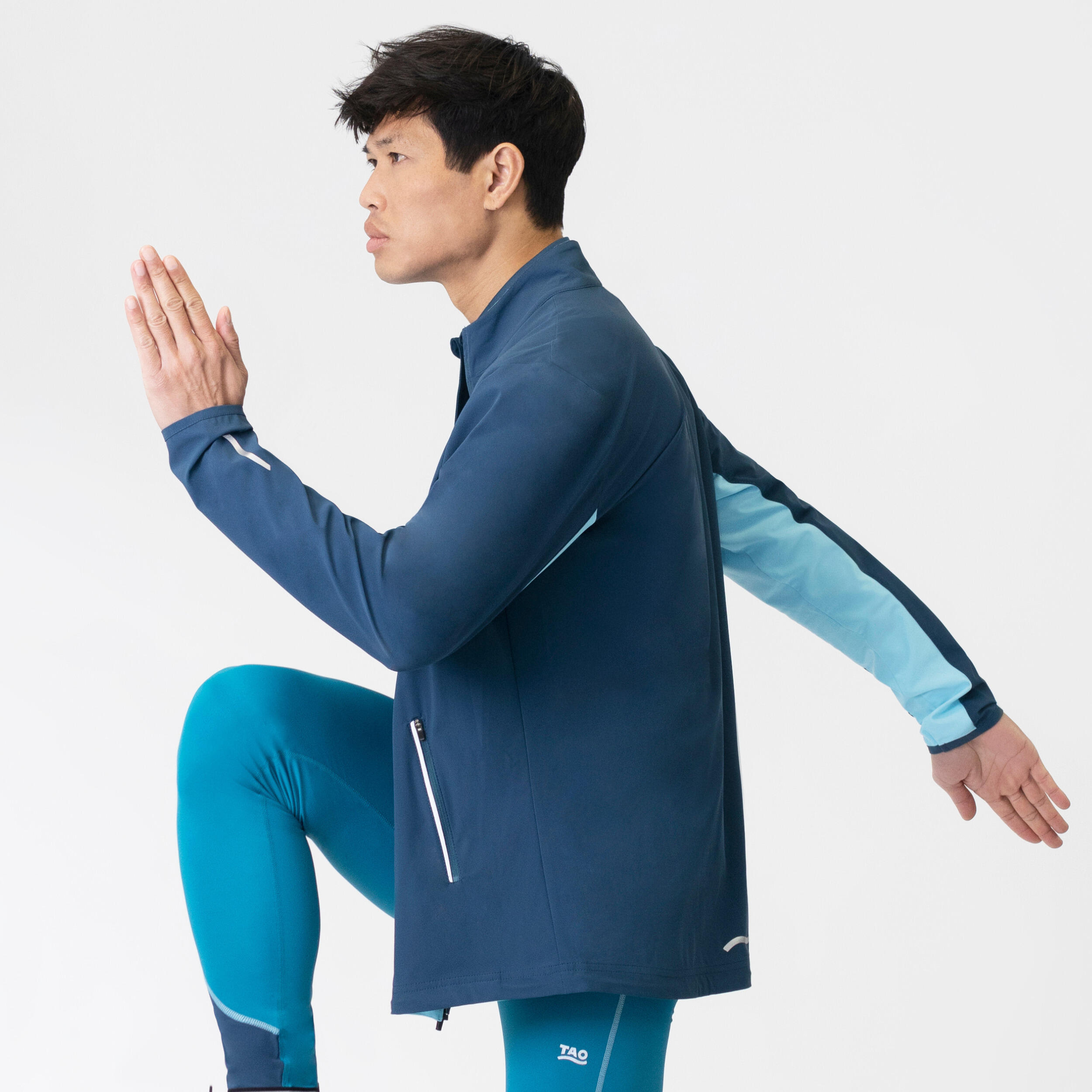 Atmungsaktive Laufjacke mit Reflektoren und Handysicherung EVEN 3/7