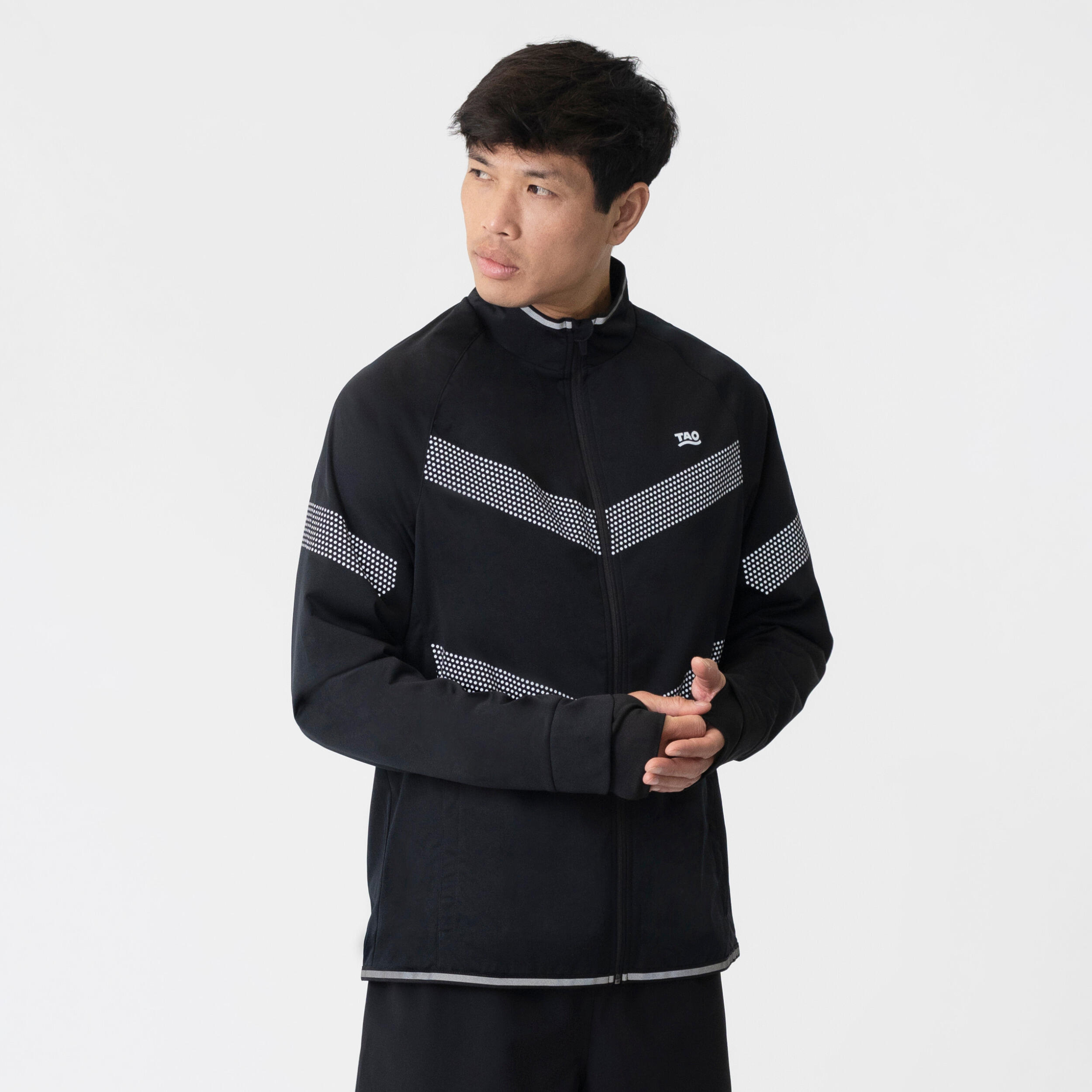 Winddichte Herren Laufjacke mit Daumenschlaufe NOX 6/7