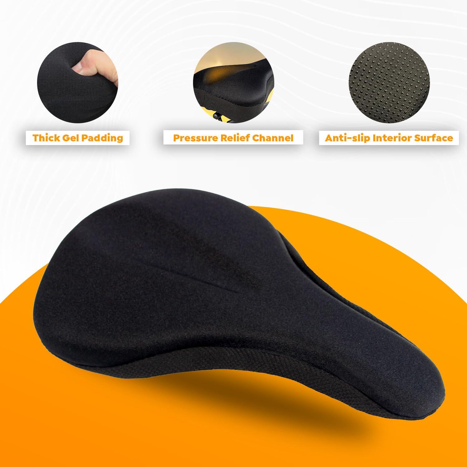 Flexnest Bicycle Saddle Cover Cushion Seat for Exercise Bikes and Cycles