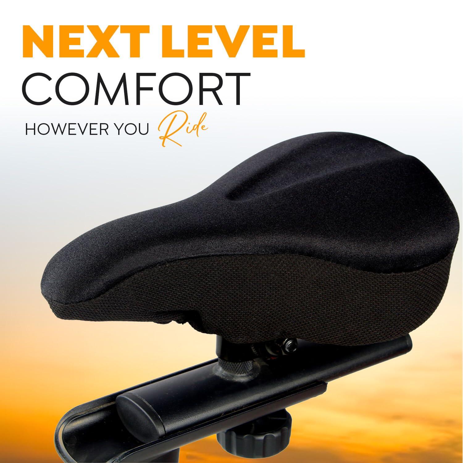 Flexnest Bicycle Saddle Cover Cushion Seat for Exercise Bikes and Cycles