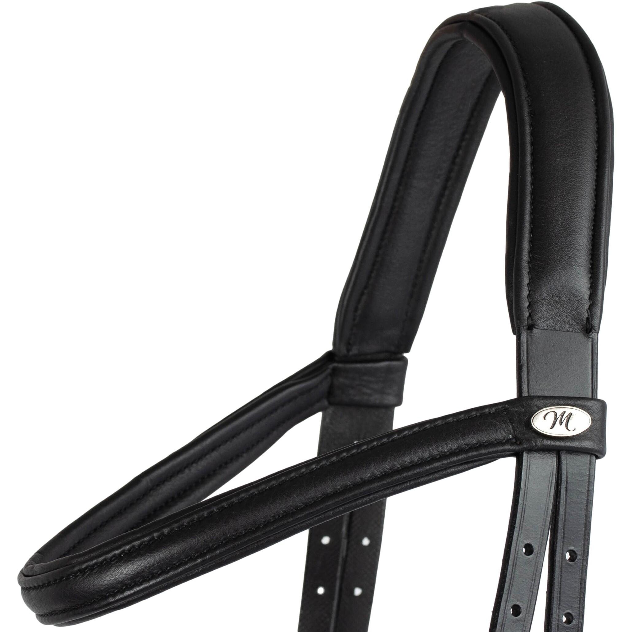 Trensenzaum Soft Gebisslos COMFORT schwarz 2/5