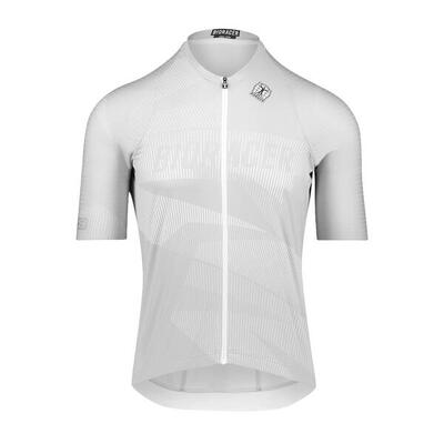 Wielershirt korte mouw heren - icon grijs