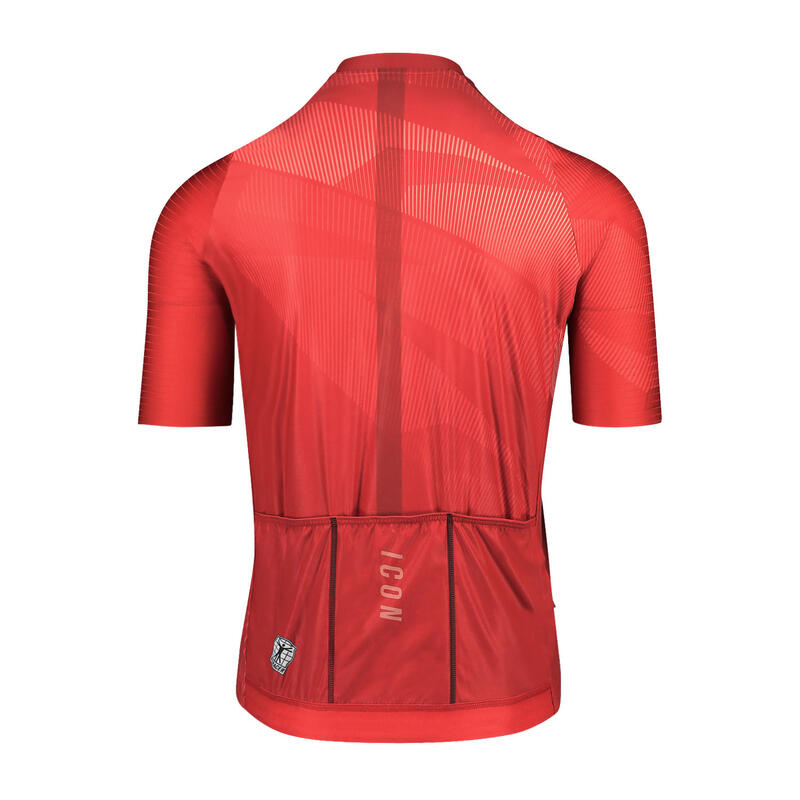 Fietsshirt Heren - Rood - Icon