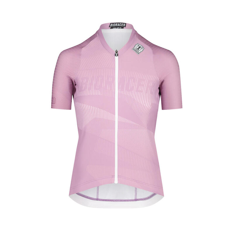 Maillot Cyclisme Manches Courtes Femme Icon Rose BIORACER