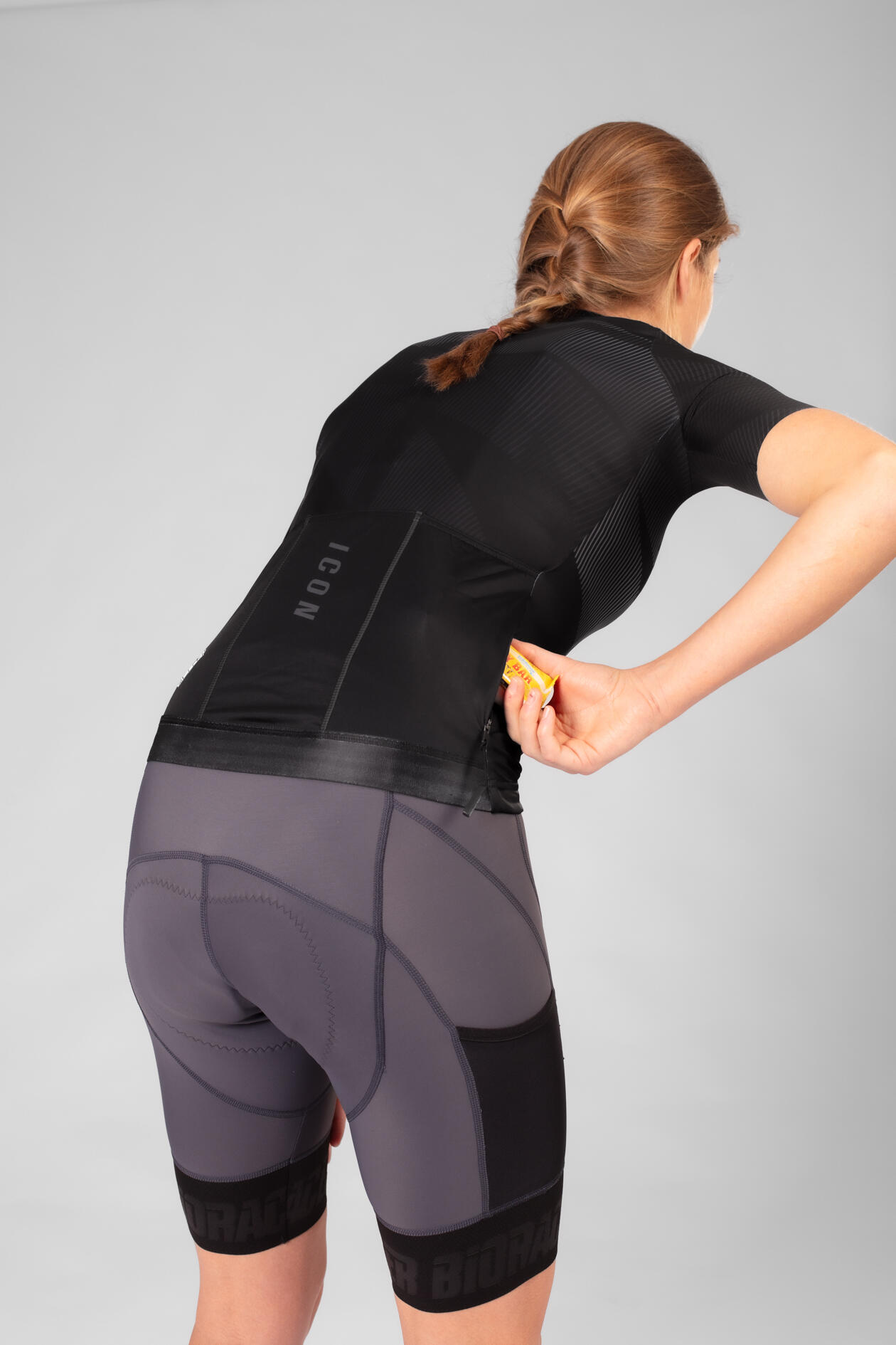 Maillot Cyclisme Manches Courtes Femme - Icon Noir 4/7