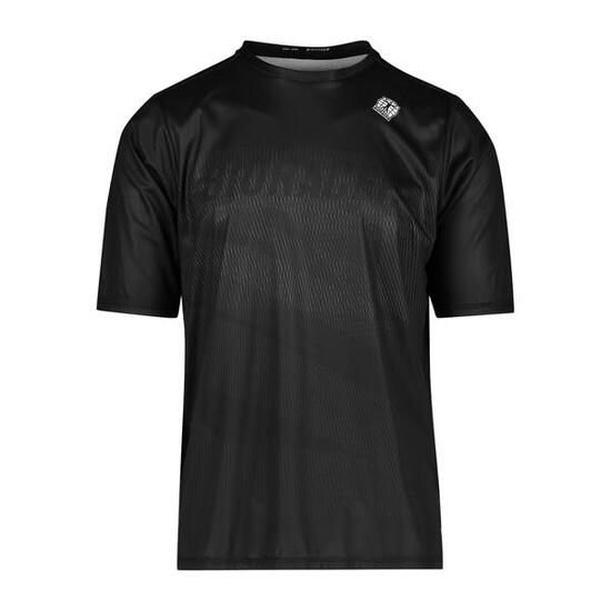 Maglia Ciclismo MTB Manica Corta Traspirante Unisex - Off-Road Nero