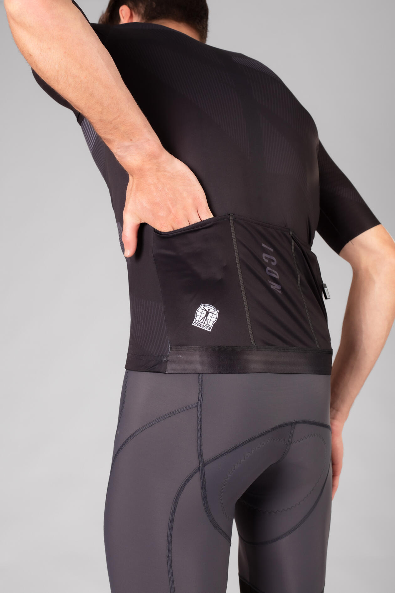 Maglia Ciclismo Maniche Corte Uomo - Icon Nero 4/7