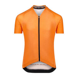 Maillot Cyclisme Été Respirant Enfant - Op Art Orange
