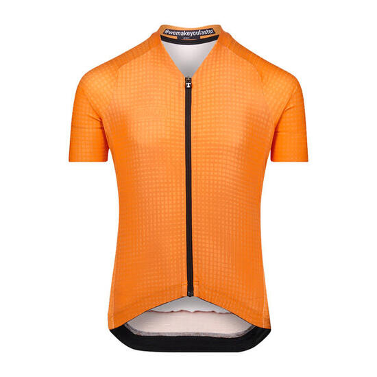 Maillot Cyclisme Été Respirant Enfant - Op Art Orange