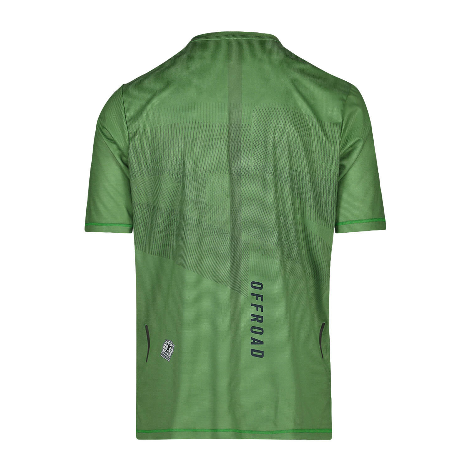 Maillot Cyclisme VTT Manches Courtes Respirant Unisexe - Off-Road Vert 3/4