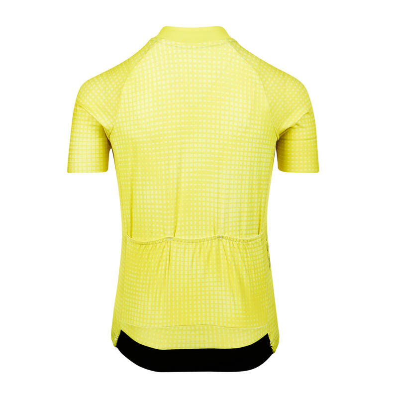 Maglia Ciclismo per Bambini - Giallo - Icon Optical Art