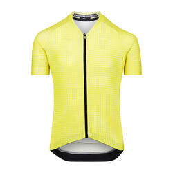 Maillot Cyclisme Été Respirant Enfant - Op Art Citron