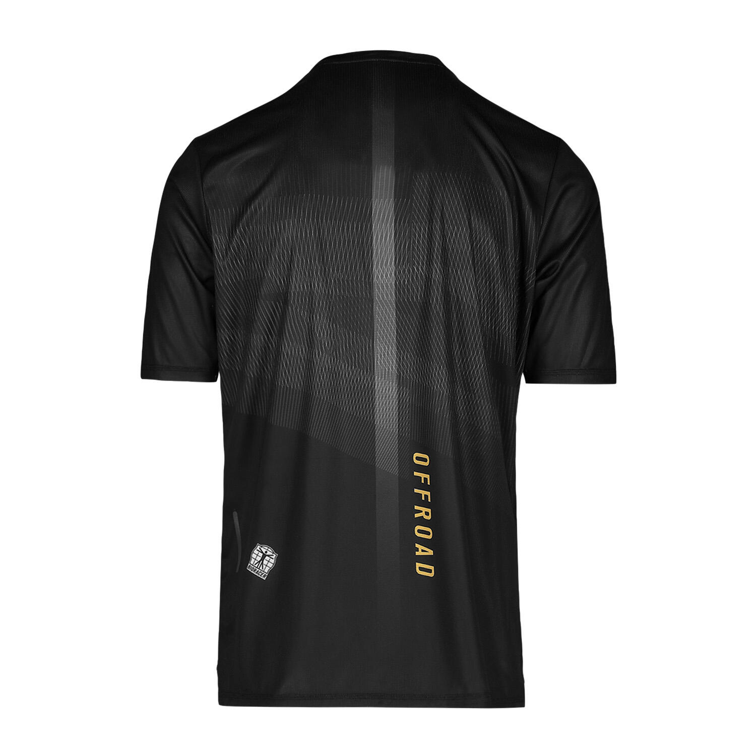 Maillot Cyclisme VTT Manches Courtes Respirant Unisexe - Off-Road Noir 3/4