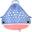 潛水調節器包 (鯨鯊) - 藍色
