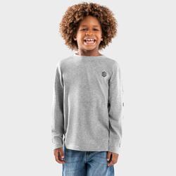 Camiseta algodón manga larga niño lifestyle Niños y Niñas Yoho SIROKO Gris