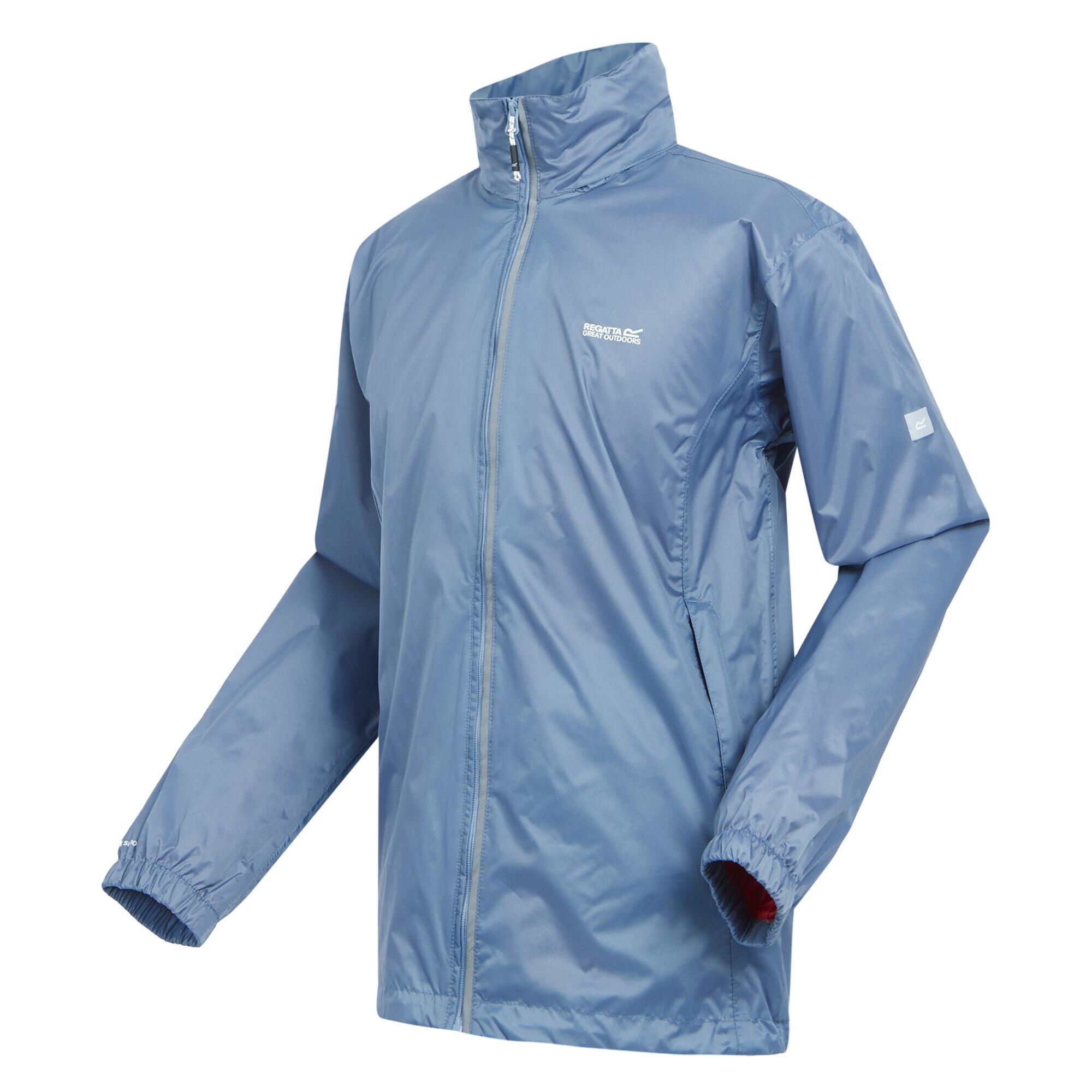 Heren Lyle IV Waterdicht Kappenjasje (Koronetblauw/Gevaarrood) 3/5