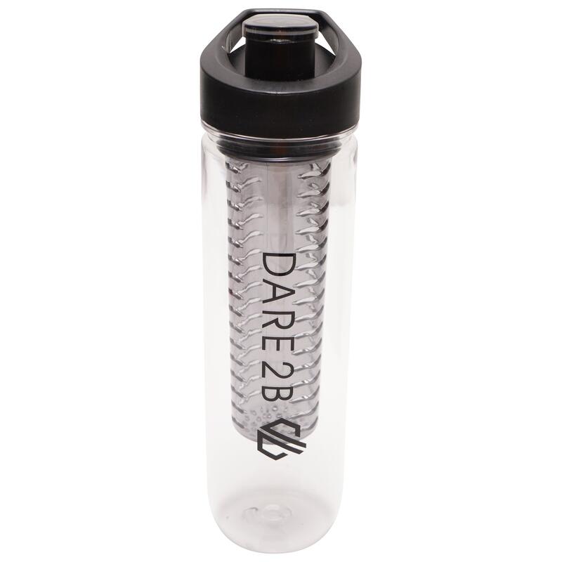 Fitness infuser-waterfles voor volwassenen - Zwart