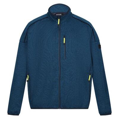 Giacca In Pile Cerniera Su Intera Lunghezza Uomo Regatta Kassam Caco Blu Navy
