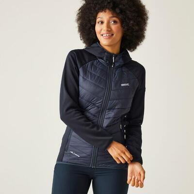 Gevulde jas dames insulated hooded andreson v hybrid