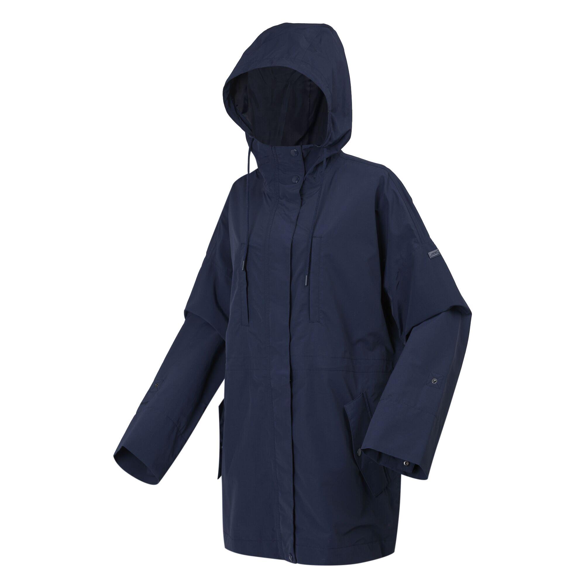 Womens/Ladies Giovanna Fletcher Amur Waterproof Jacket (Navy) 3/5