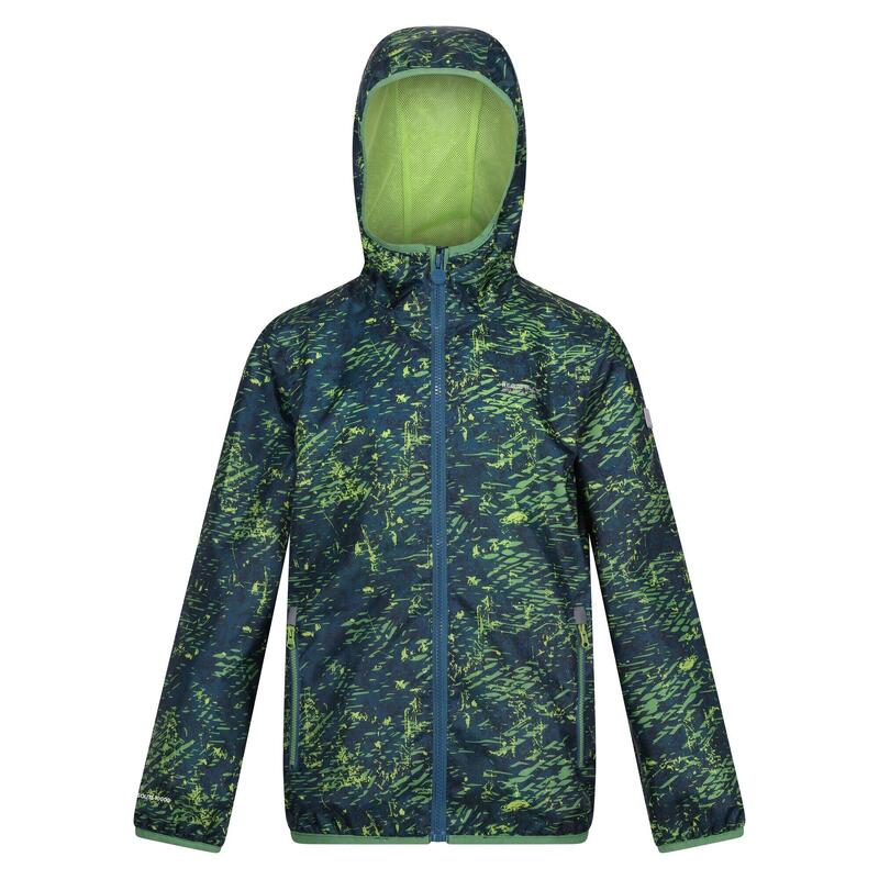 Chaqueta senderismo niño impermeable Regatta Lever, azul