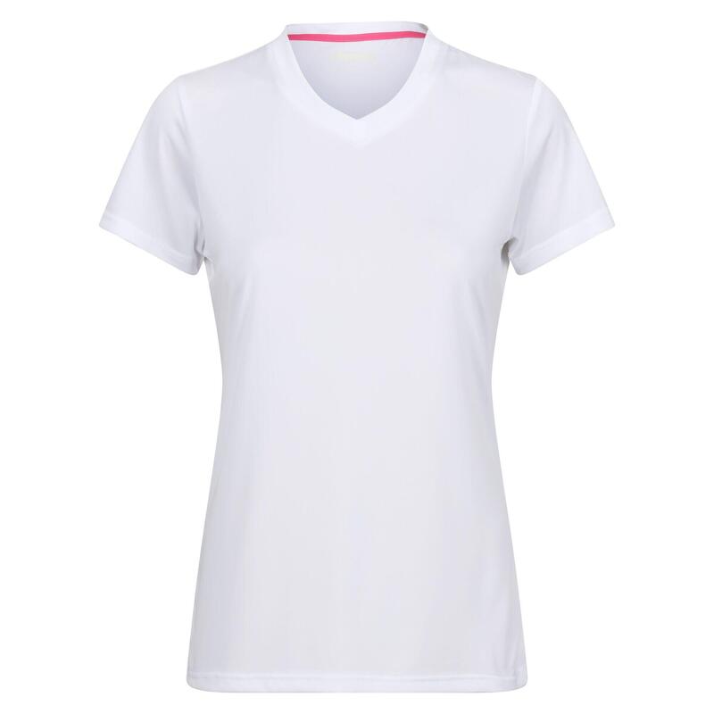 Het Fingal sportieve T-shirt met V-hals voor dames