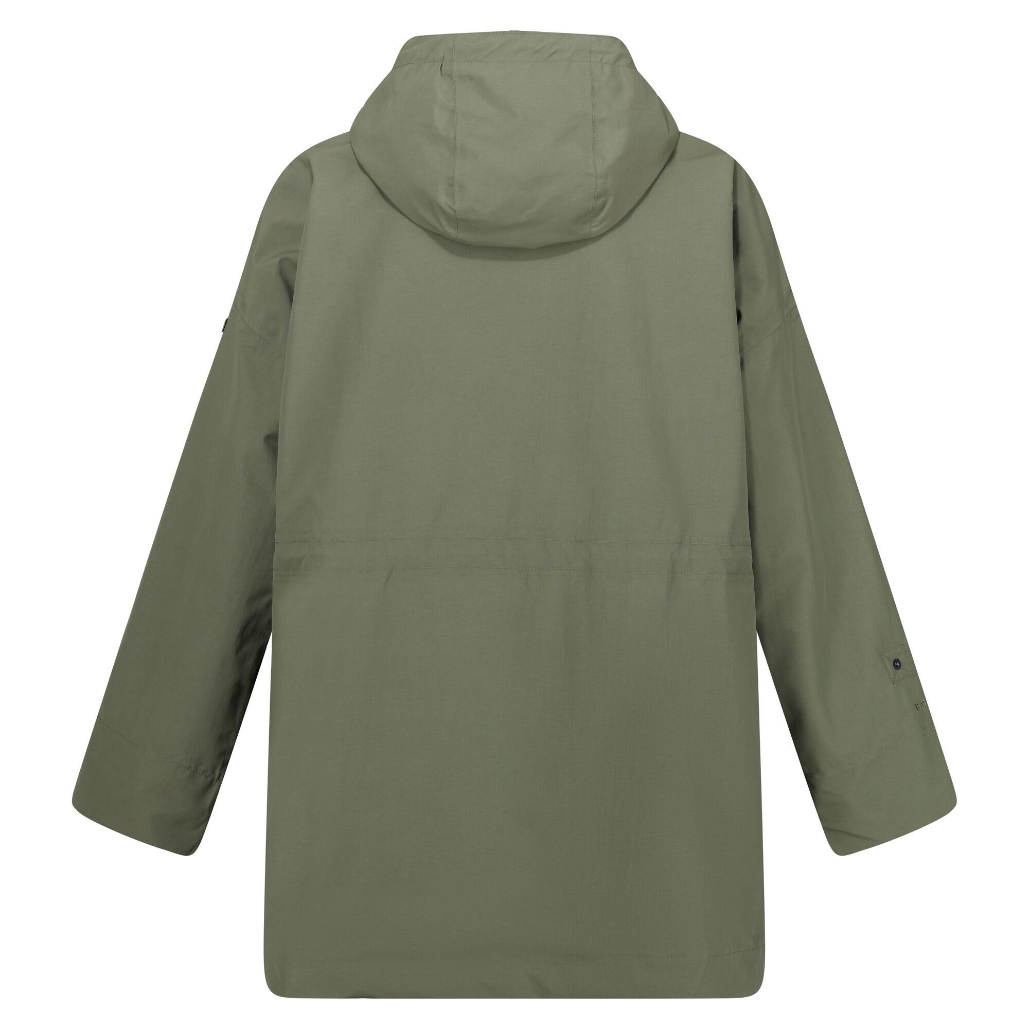 Womens/Ladies Giovanna Fletcher Amur Waterproof Jacket (Four Leaf Clover) 2/5