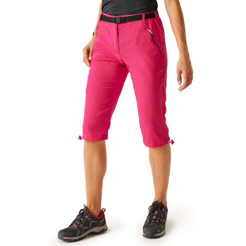 Regatta Xert Stretch lichtgewicht dameswandelshort, roze