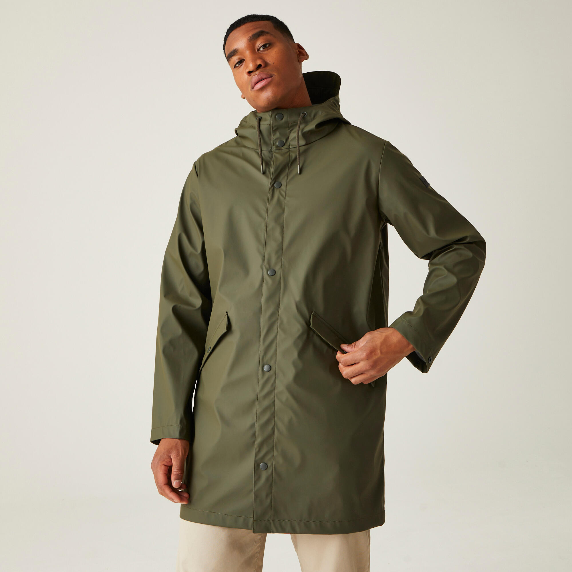 Men's water resistant overcoat hot sale