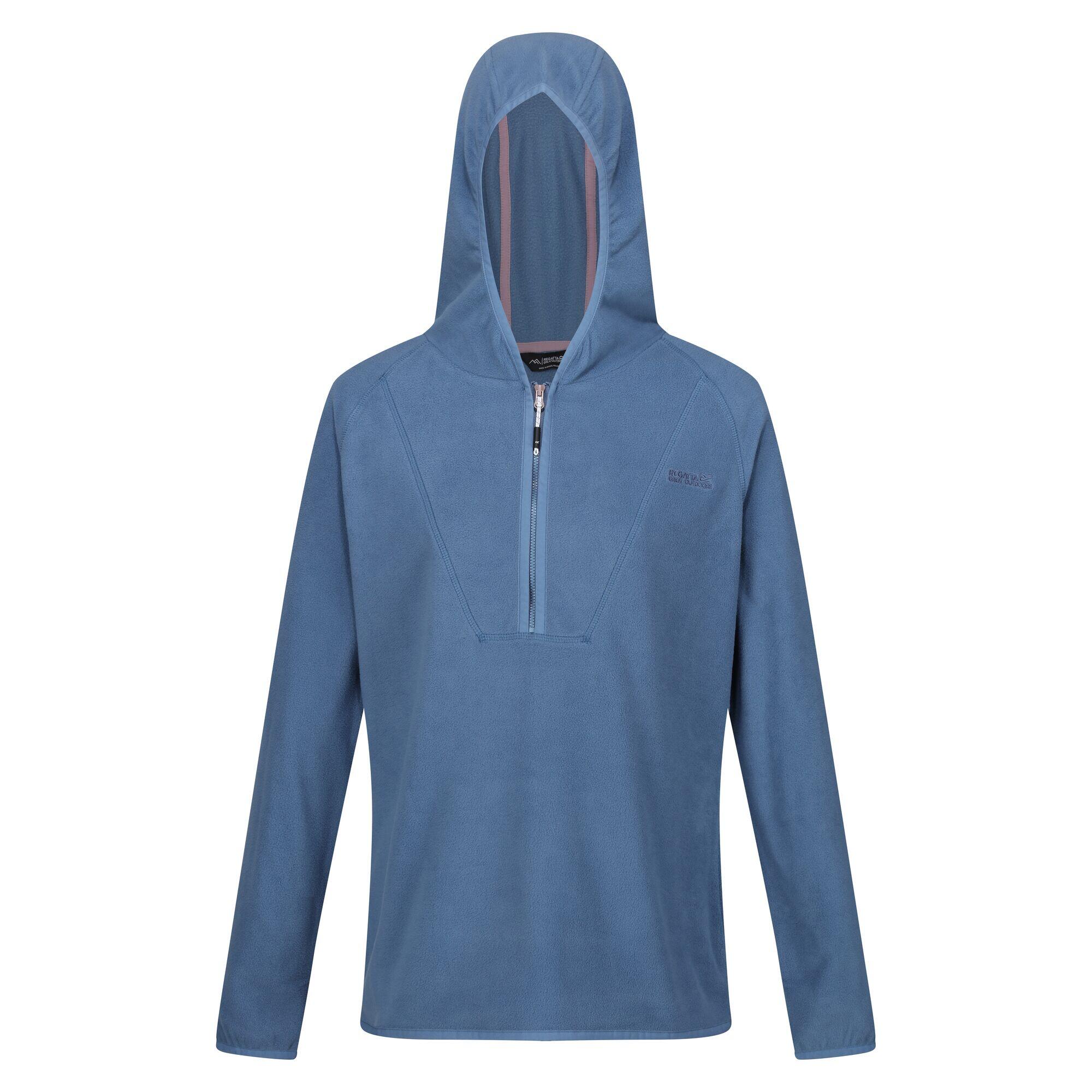 REGATTA Felpa Con Cappuccio Mezza Cerniera Donna Regatta Warriewood Blu Coronetto